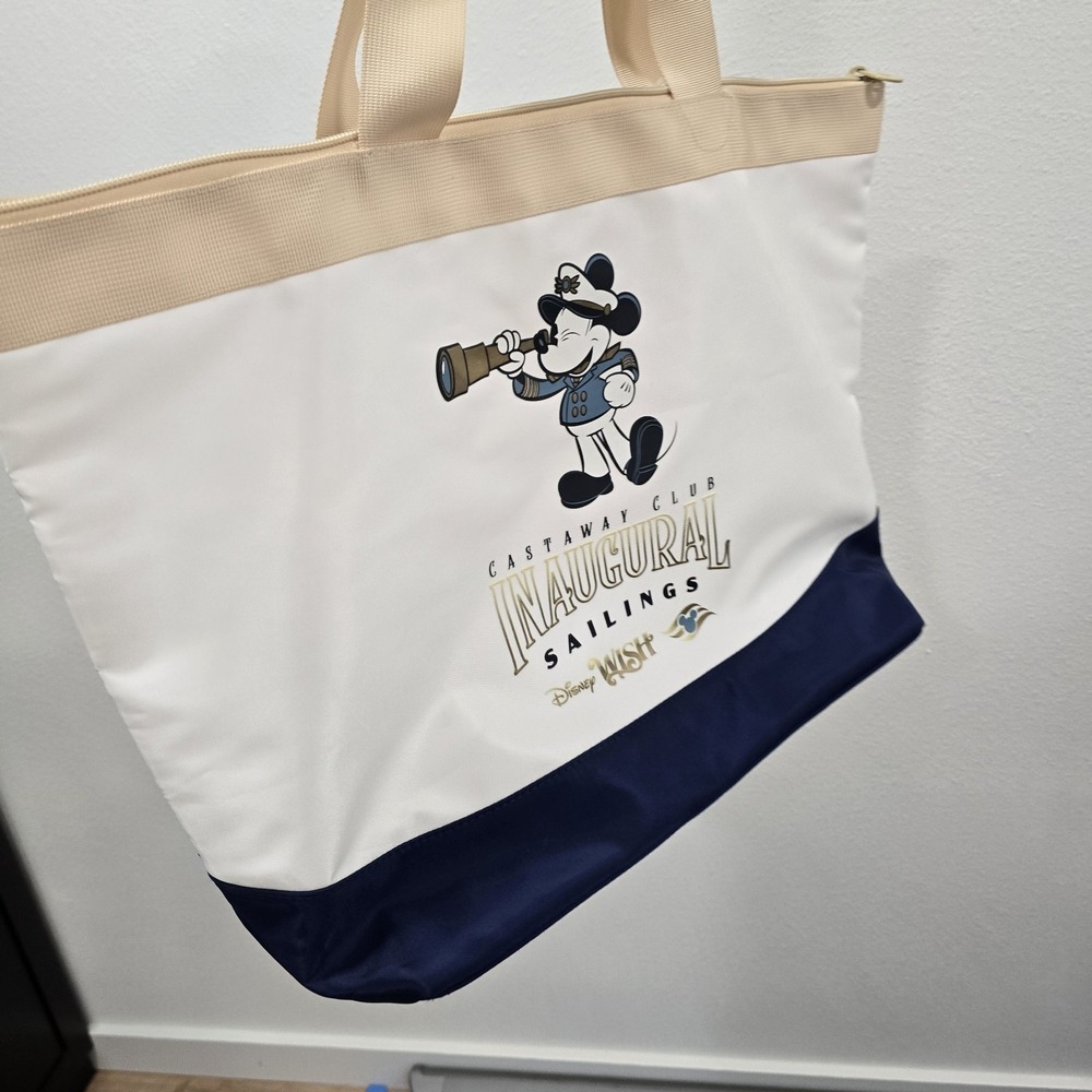 Disney Cruise Line‎ Disney Wish Inaugural Sailings Castaway Club Tote Bag